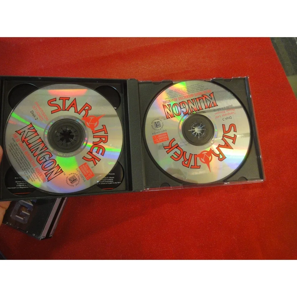5 Star‎ trek vintage PC game lot Deep space nine next generation pinball Klingon